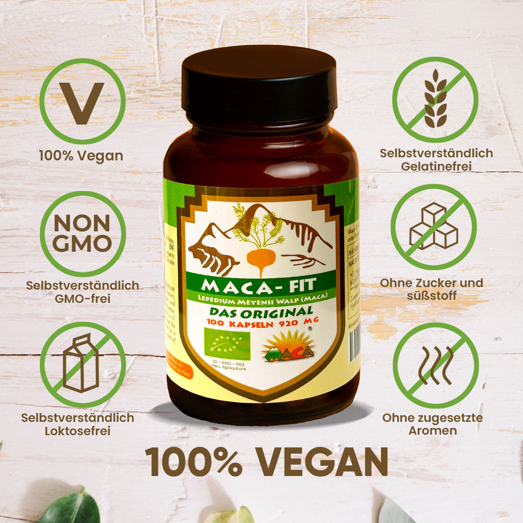 Maca Fit 100 BIO - Sana-Versand