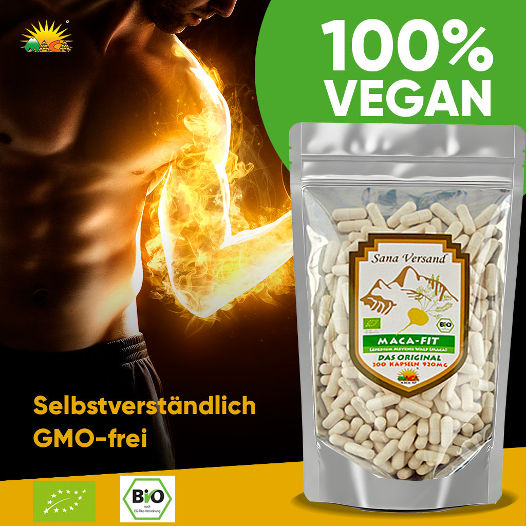 Maca Kapseln 300 Gelb - Sana-Versand