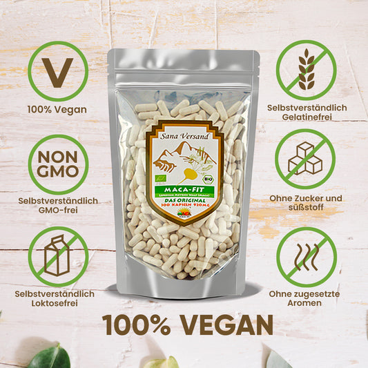 Maca Kapseln 300 Gelb - Sana-Versand