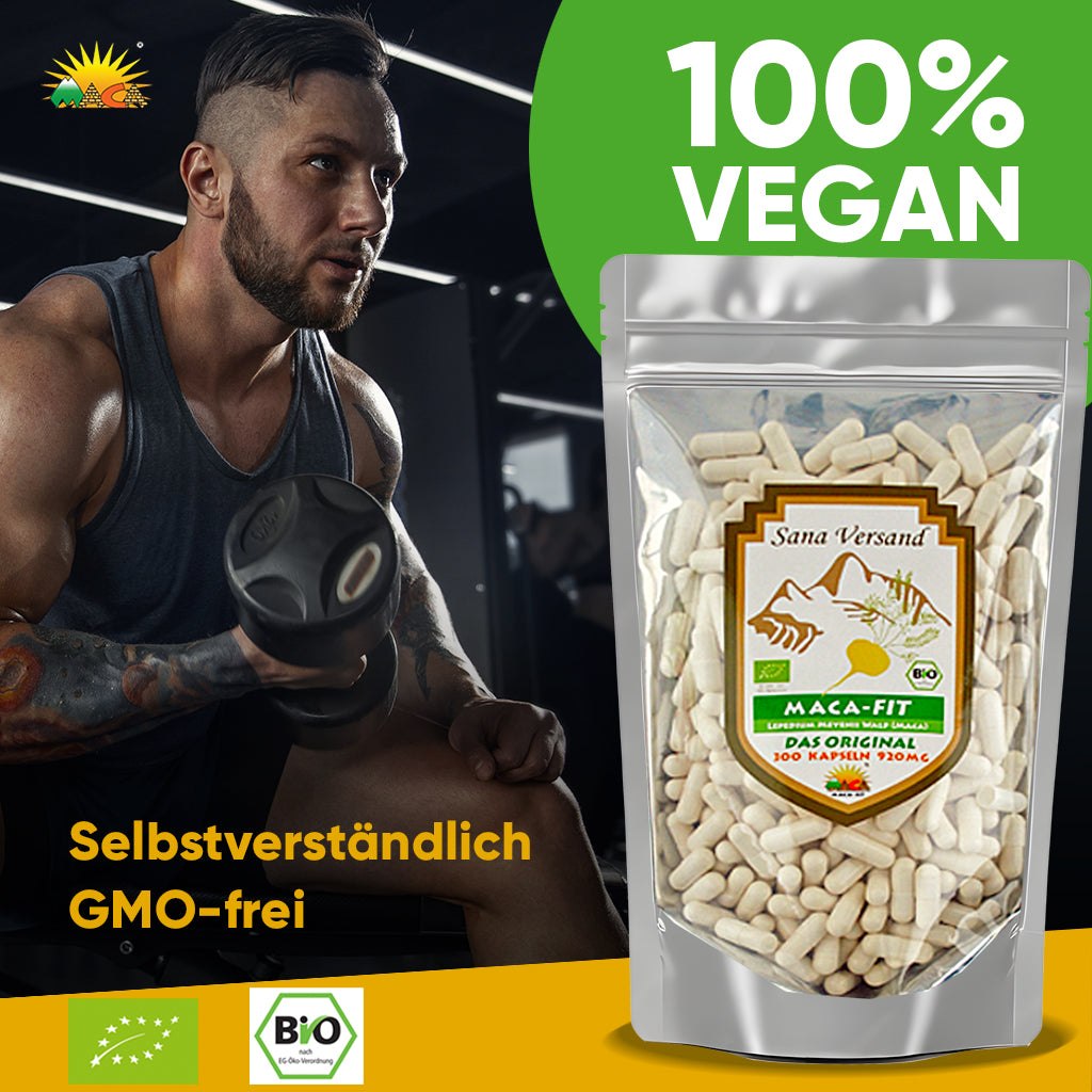 Maca Kapseln 300 Gelb - Sana-Versand