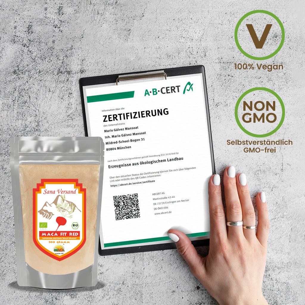 Rotes Maca Pulver 500g