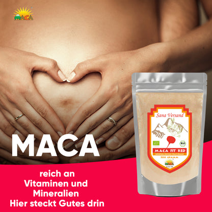 Maca Rot Pulver 500g BIO