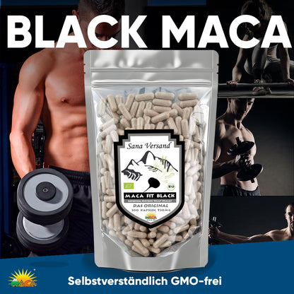 Maca Kapseln 300 Schwarz - Sana-Versand